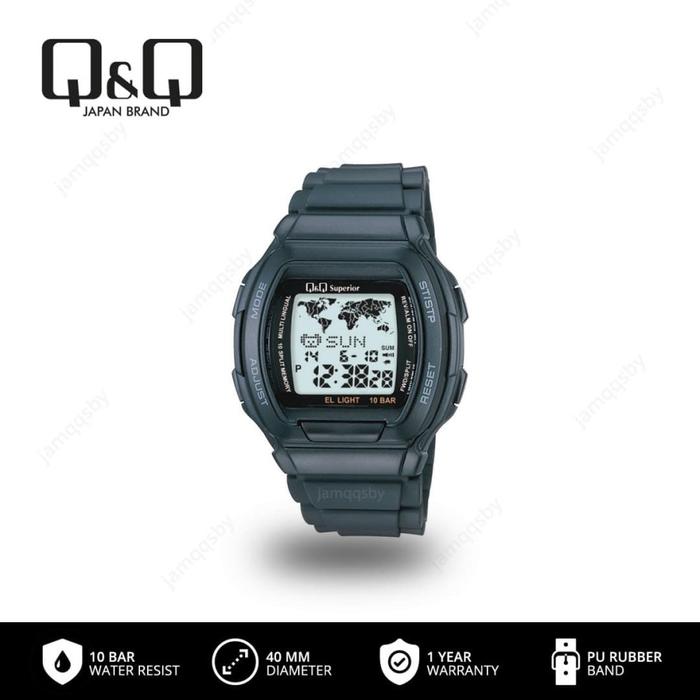 Jam Tangan Pria Q&Q QnQ QQ Data Bank MMW3 MMW3P Original