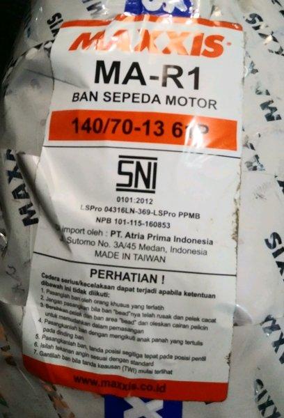 OST Maxxis 1207013 MA R1 ban depan nmax