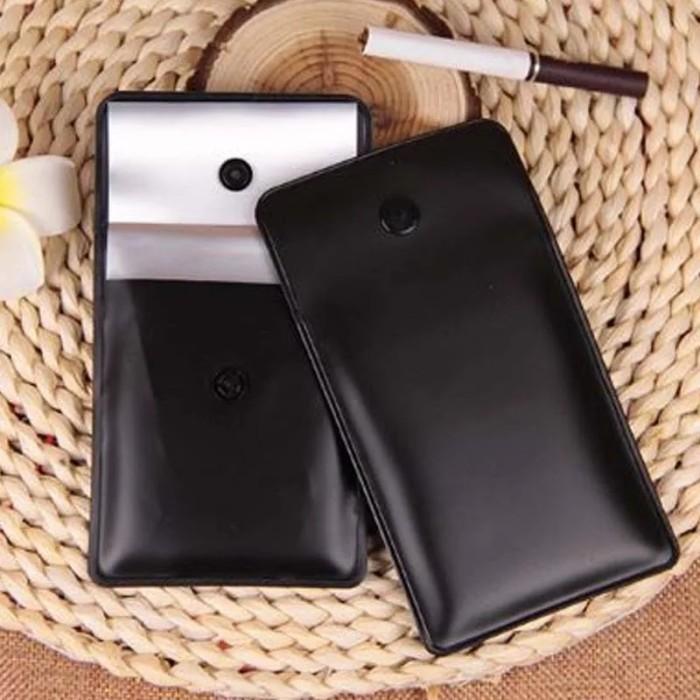 Dompet Asbak/Portable Pocket Wallet Ashtray Fireproof Pvc - Hitam