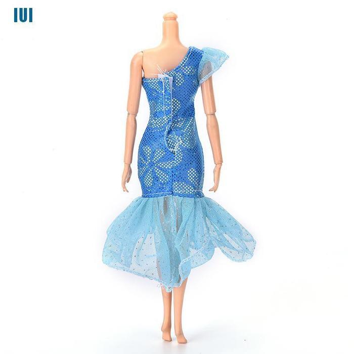 Cad Dress Pesta Handmade Cantik Untuk Boneka Barbie 9 " Mini 98
