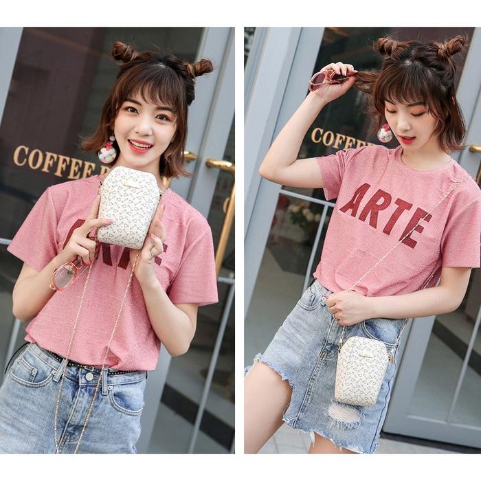 FYG-1240 TAS HP CLASSIC MOTIF HANDPHONE ZIPPER BAG FASHION BATAM
