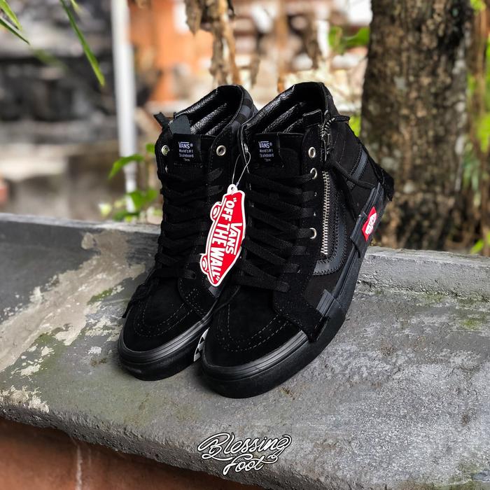 VANS CLASSIC SK8-HI (CUT & PASTE) ALL BLACK ORIGINAL