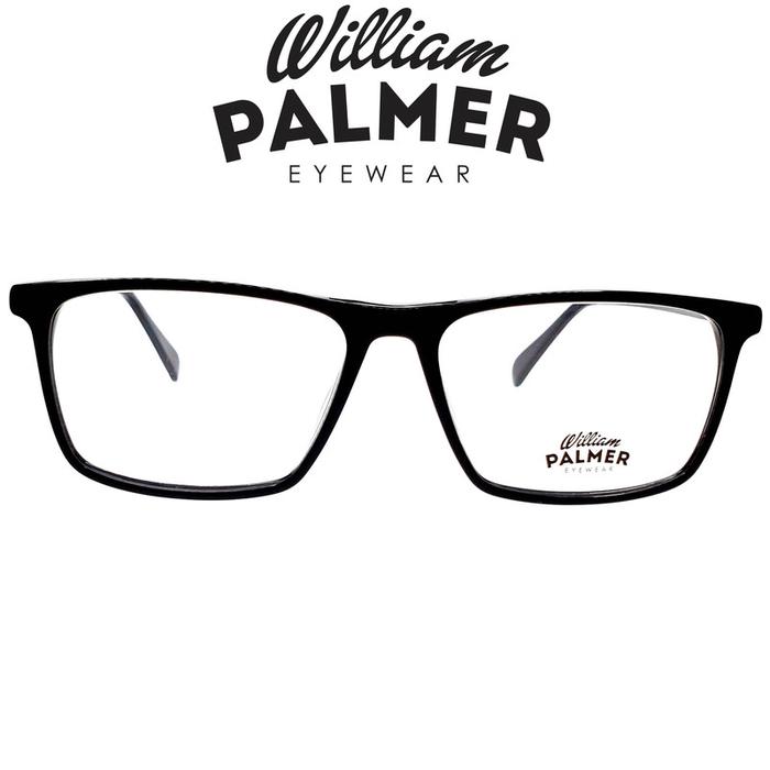 William Palmer Kacamata Pria Wanita Premium 3086G18 C1 Blk