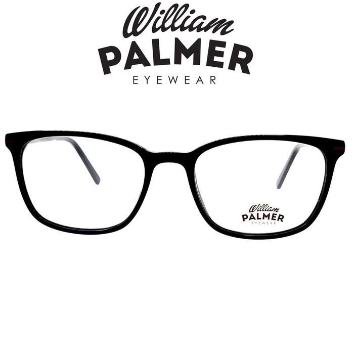 William Palmer Kacamata Pria Wanita Premium 1258G18 C1 Blk