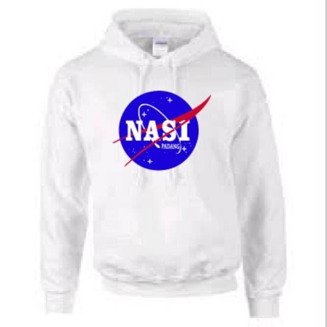 Jaket HOODiE Sweater Distro NASA NASi PADANG polos custom indonesia