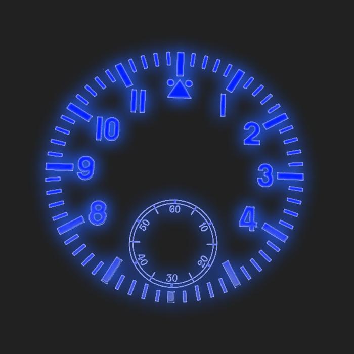 39mm Strong Luminous Watch Dial for Swiss ETA6498 or Seagull ST3620
