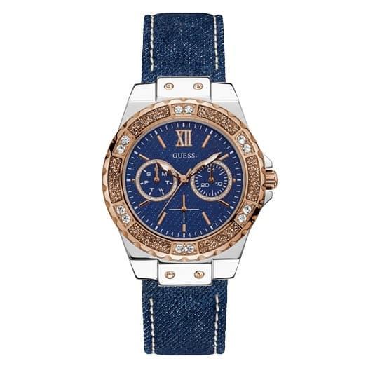Jam Tangan Wanita Guess GW W0775L10 Rosegold Silver Original