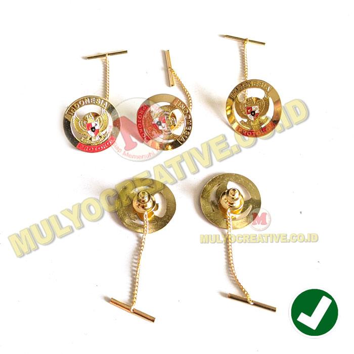 Pin Garuda Protokol Lencana Pin Protokol Garuda Manset Jambu Rantai