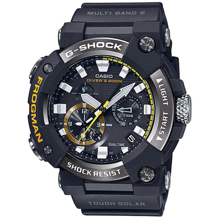 JAM TANGAN PRIA CASIO G-SHOCK ORIGINAL FROGMAN ANALOG DIGITAL HITAM RESIN GWF-A1000-1A CASIO G SHOCK
