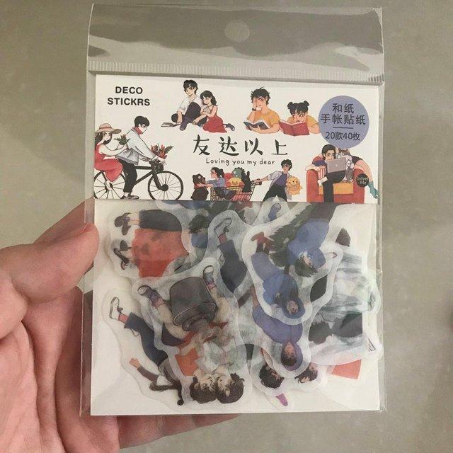 Deco sticker couple stikers couple sticker korea couple