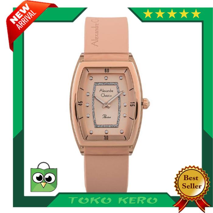 JAM TANGAN ALEXANDRE CHRISTIE AC 2847 ROSEGOLD PINK ORIGINAL