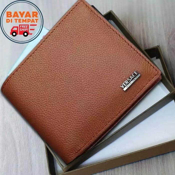 Dompet Pria Versace POLO VP10 Dompet Lipat Bahan Kulit Sintetis + BOX