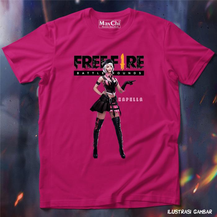 Free Fire Kaos FF Anak dan Remaja Kapella | Kaos anak Premium
