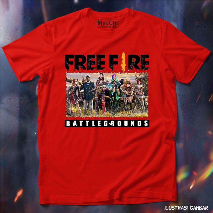 Free Fire Kaos FF Anak dan Remaja Battleground | Kaos anak Premium