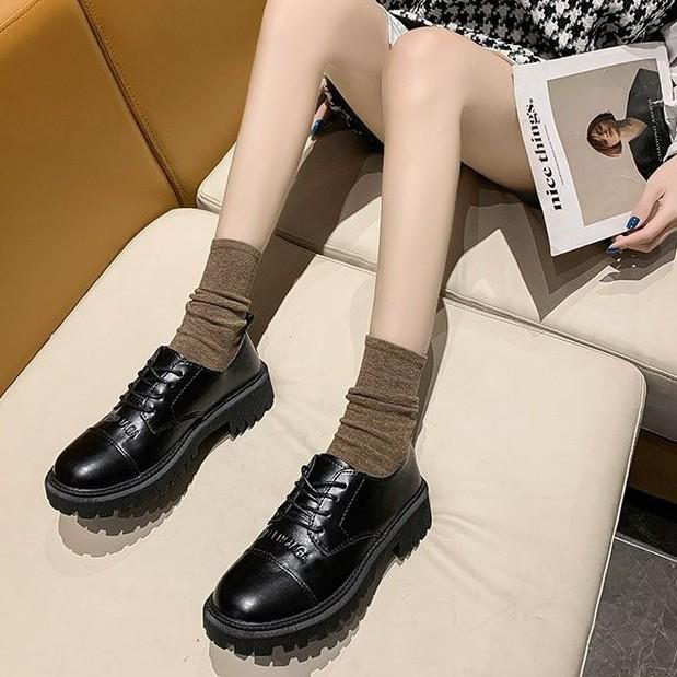 SPOX sepatu sekolah jepang retro vintage flat heels import jepang