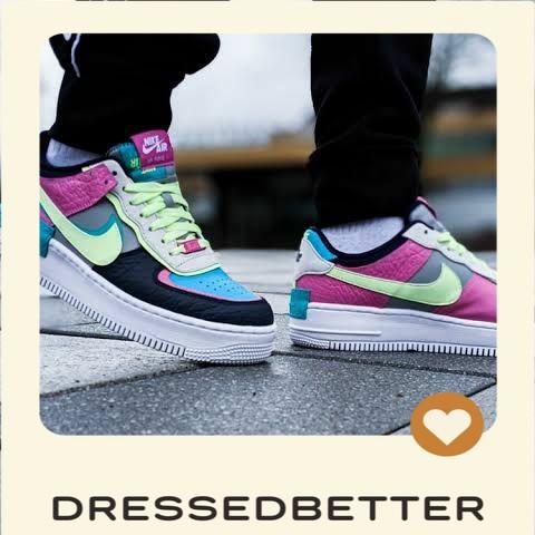 NIKE AIR FORCE 1 SHADOW MULTICOLOR ORIGINAL / AIR FORCE 1 ORIGINAL
