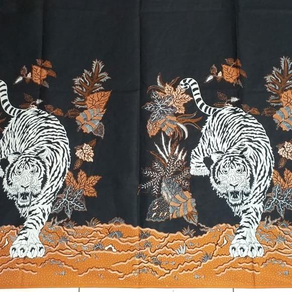 kain batik solo motif macan putih