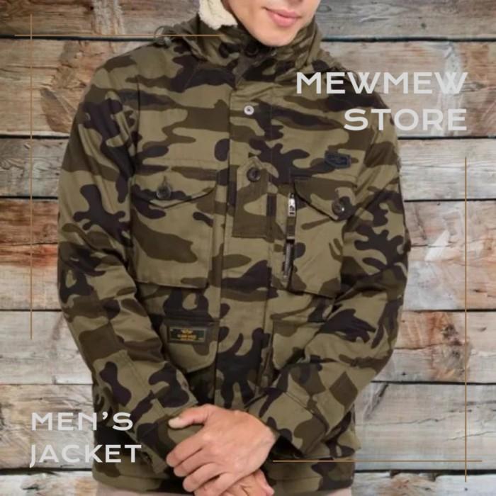 Jaket Pria Casual Outdoor Army Original MGEE LEON C001