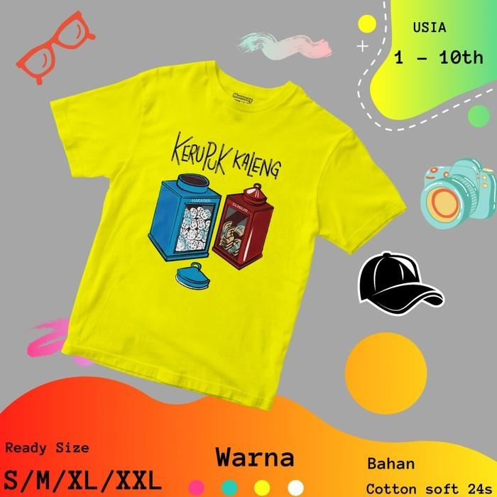 Baju kaos anak laki dan wanita murah model jadul Kaleng Kerupuk grosir