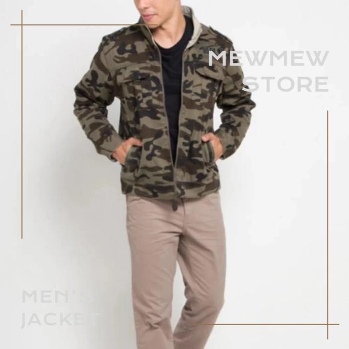 Jaket Pria Bolak Balik Army Original MGEE CALIXTO C002