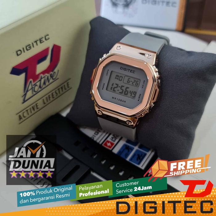 DIGITEC ORIGINAL BDG-7054T GY BDG7054 DIGITEC 7054 JAM TANGAN WANITA