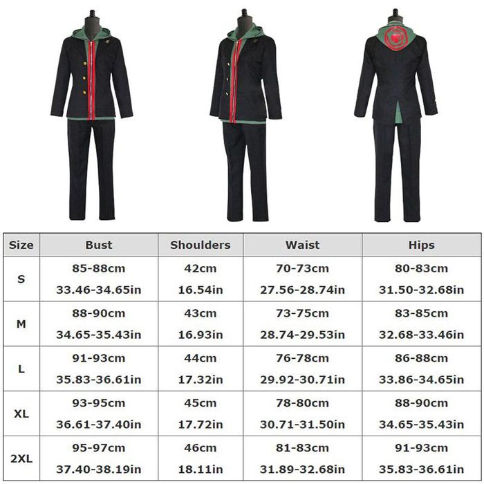 Danganronpa Trigger Happy Havoc Makoto Naegi Jacket Cosplay Hoodie
