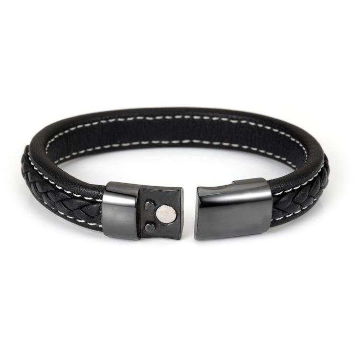 Gelang Magnetik Germanium Kulit Asli Health Bracelet Germanium