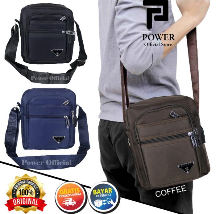 Polo Power 012L Tas Slempang Pria Sling bag Import Tas Polo Original