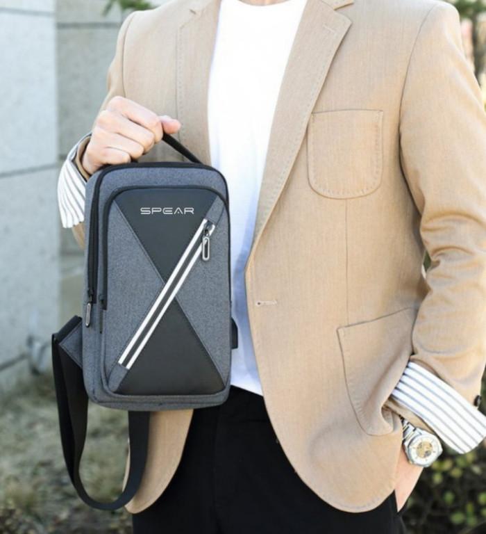 tas slempang pria / sling bag man SPEAR SB-2024 IMPORT ORIGINAL