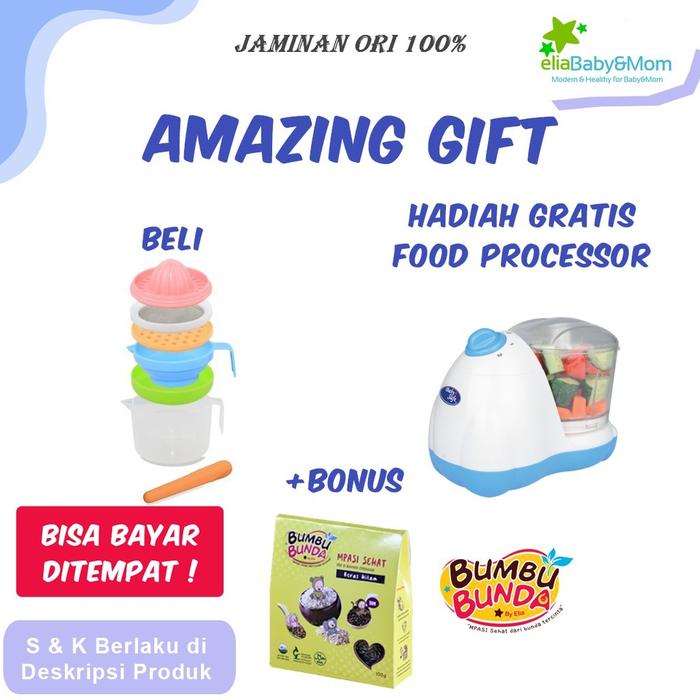 *News* Food Maker Set MPASI Food Grinding Alat Penghalus MPASI Lusty
