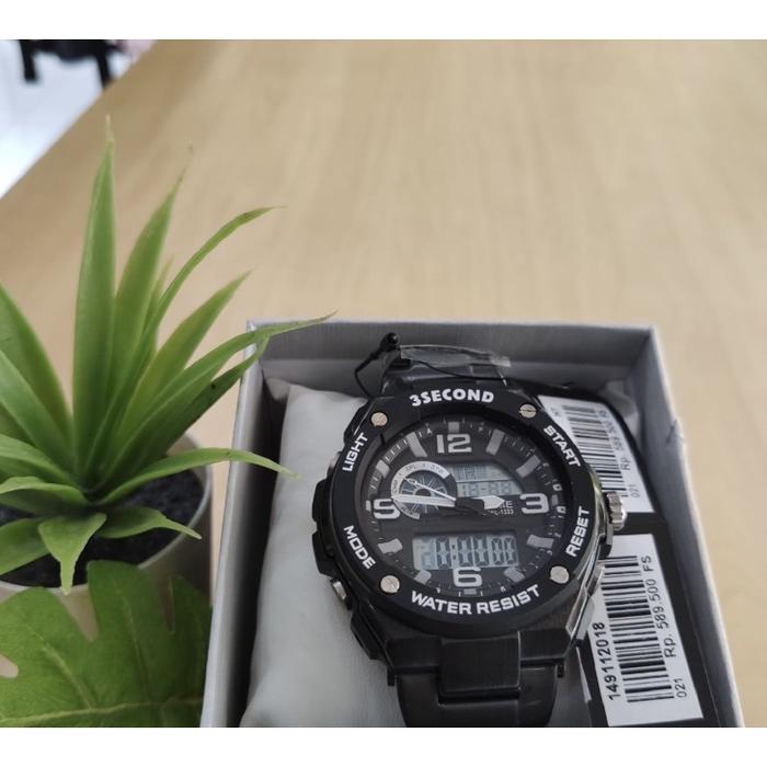 jam tangan 3second pria ori 848848