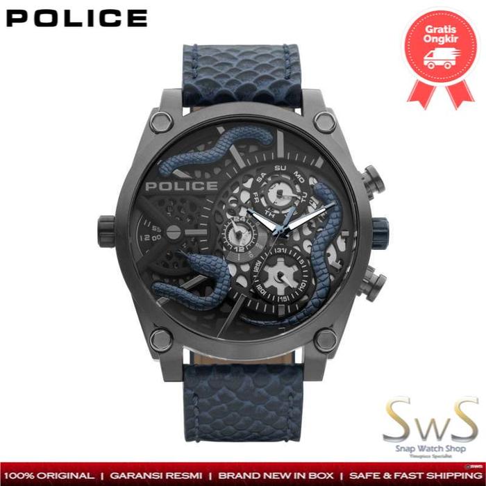 Jam Tangan Pria Police Snake Multifunction PEW-JF2110/402 Original