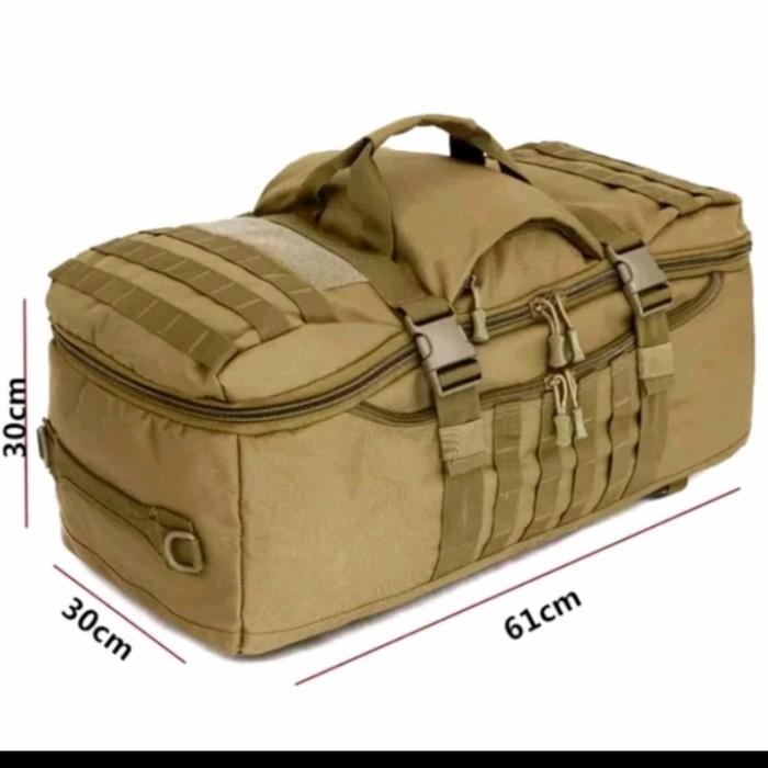 Tas koper brimob tas model jatah Tni polri 3 in 1 army 75 L