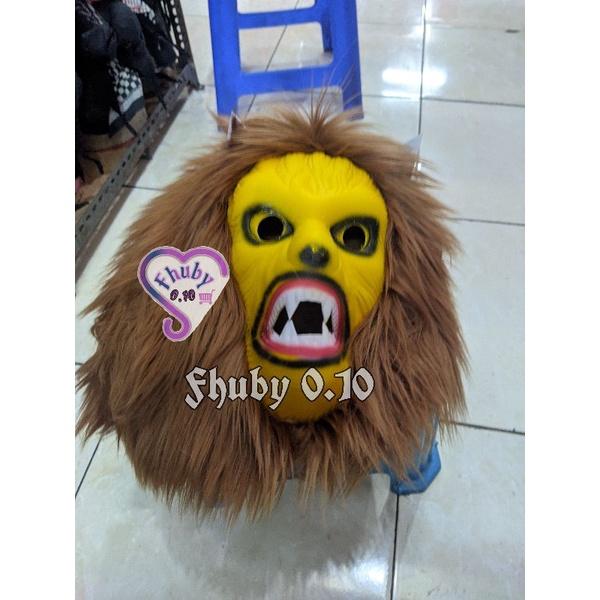 Topeng Topi Bentuk Macan Bulu Murah