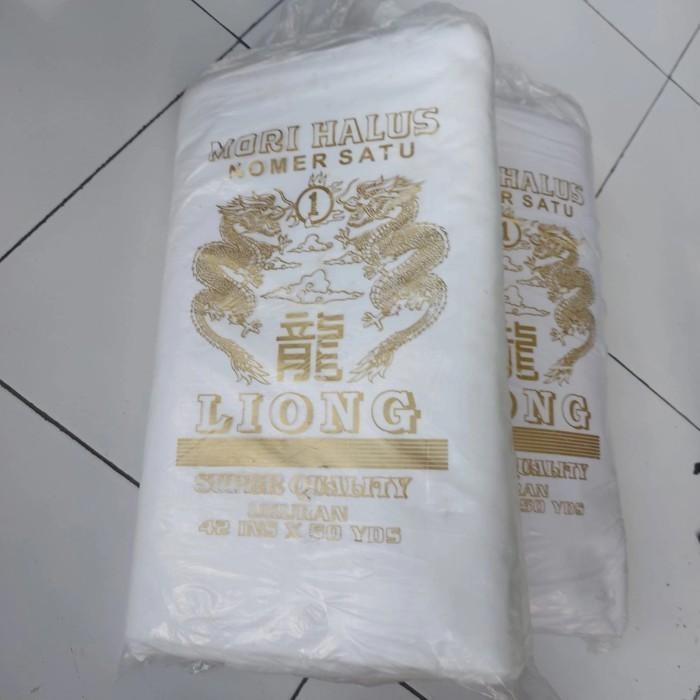 Mori Liong No 1 Kualitas Halus SOBEK TANGAN Kain Mori Liong Halus Asli