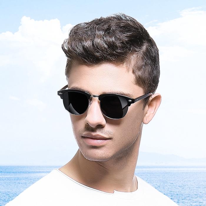 klasik Polarised Kacamata Hitam Untuk Pria Cowok Keren kaca Mata