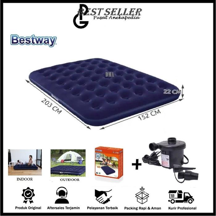 *ORI* 67004 Bestway Kasur Angin King - Kasur Multifungsi - Bestway