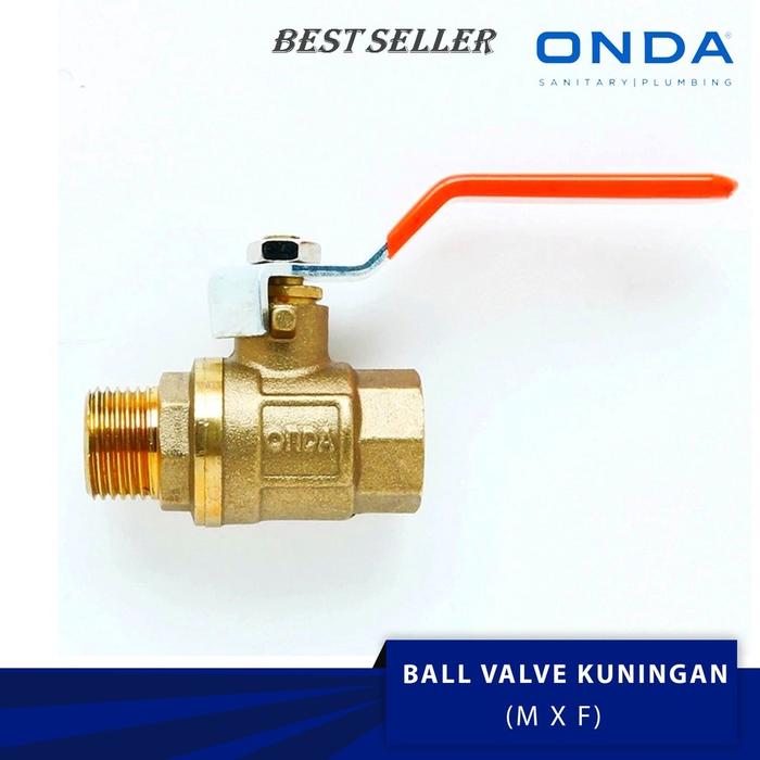 *ORI* BALL VALVE / BALL VALVE KUNINGAN / BALL VALVE KUNINGAN 1 1/2