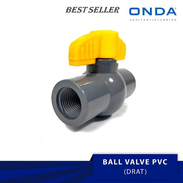*ORI* BALL VALVE / STOP KRAN / STOP KRAN PVC / BALL VALVE PVC 1/2 INCH