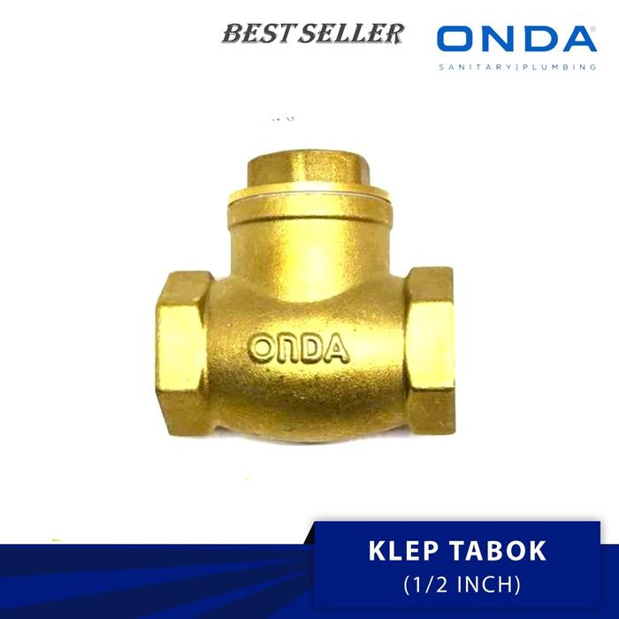*ORI* CHECK VALVE / KLEP TABOK / CHECK VALVE KUNINGAN / KLEP TABOK