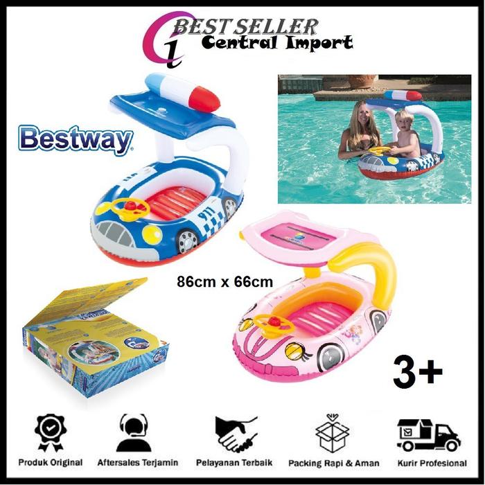 *ORI* Bestway Pelampung Renang Anak Model Mobil - Bestway