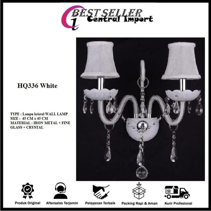 *ORI* Lampu hias - lampu dinding - wall lamp crystal - kristal HQ336
