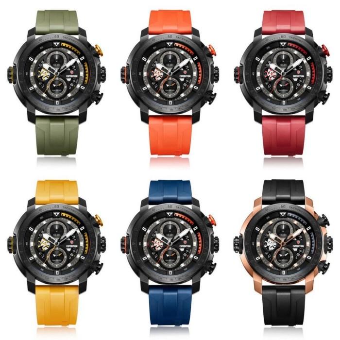 [ ORIGINAL ] Jam Tangan Pria / Cowok EXPEDITION E 6771 E6771 - Merah