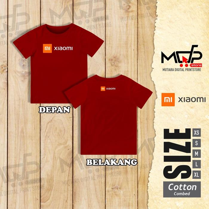 KAOS ANAK XIAOMI BAJU GADGET TSHIRT HANPHONE HP MDPRINTSTORE
