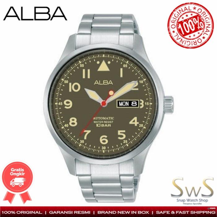 Jam Tangan Pria ALBA AL4201 X1 AL4201X1 Automatic Original Resmi