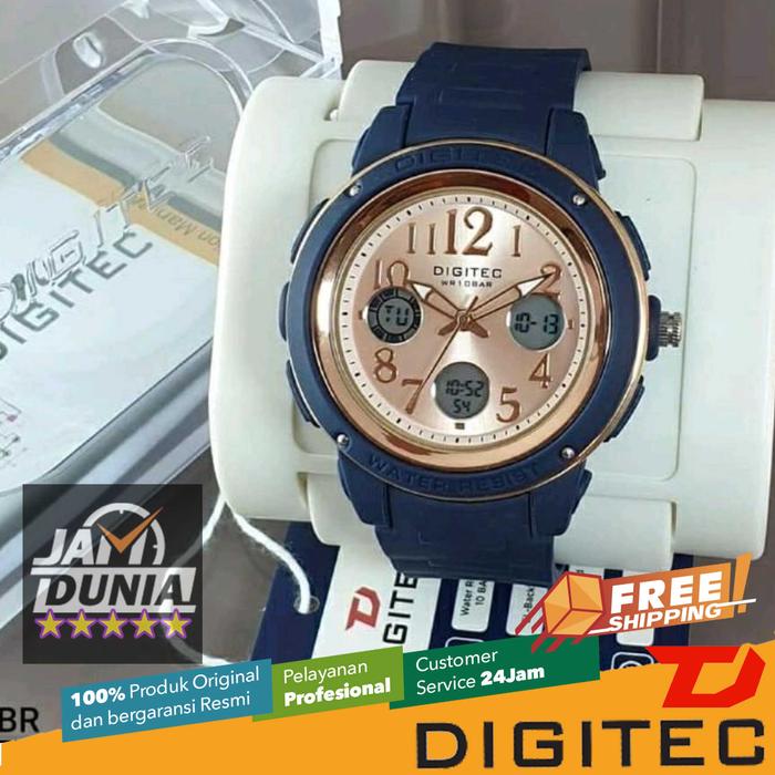 JAM TANGAN DIGITEC ORIGINAL DG-3091T BR DG 3091 DIGITEC 3091 WANITA