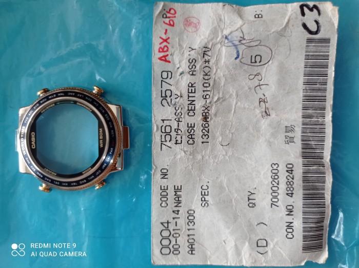 Sparepart casio original C3 CASE BEZEL ABX-610-7V 7561-2579 ABX-610