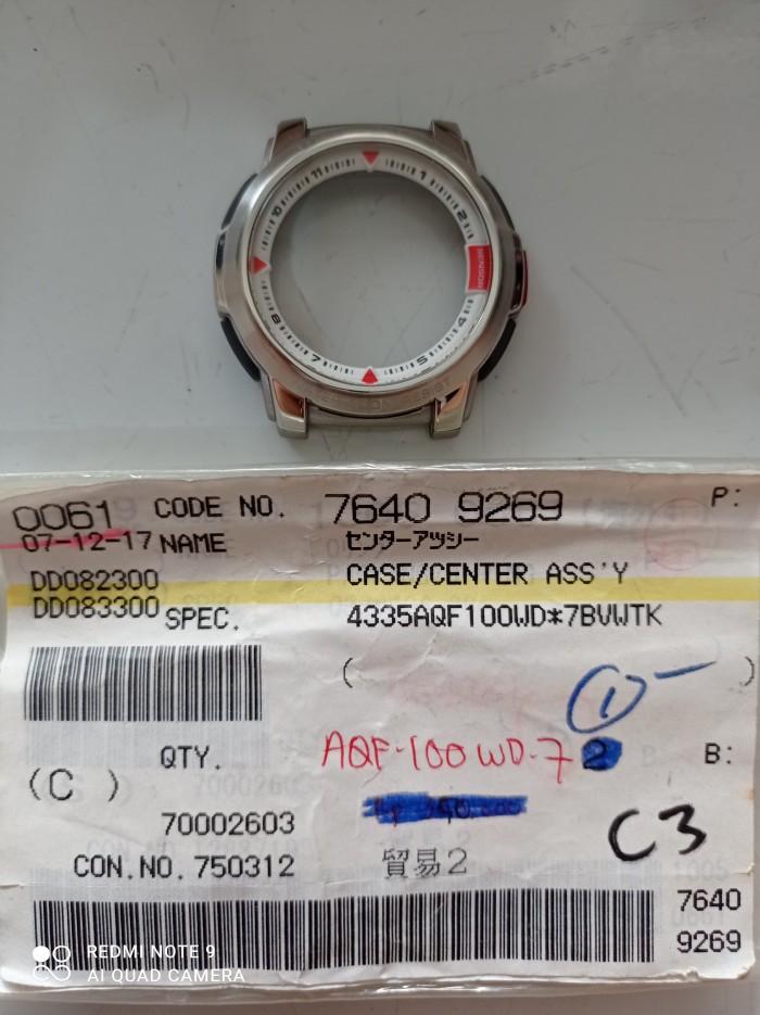 Sparepart casio original C1 CASE AQF-100WD-7B 7640-9269 AQF-100