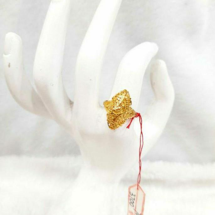 ZZ CC328M397M cincin emas dubai arab india emas kuning asli berat