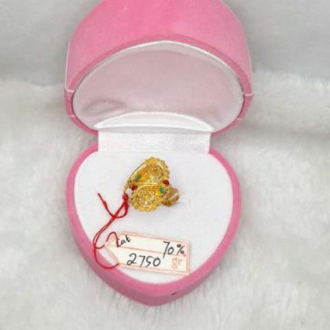 VV CC334M252M cincin emas kuning asli model arab dubai india mekkah